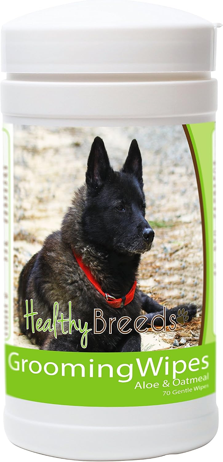 Healthy Breeds Norwegian Elkhound Grooming Wipes 70 Count