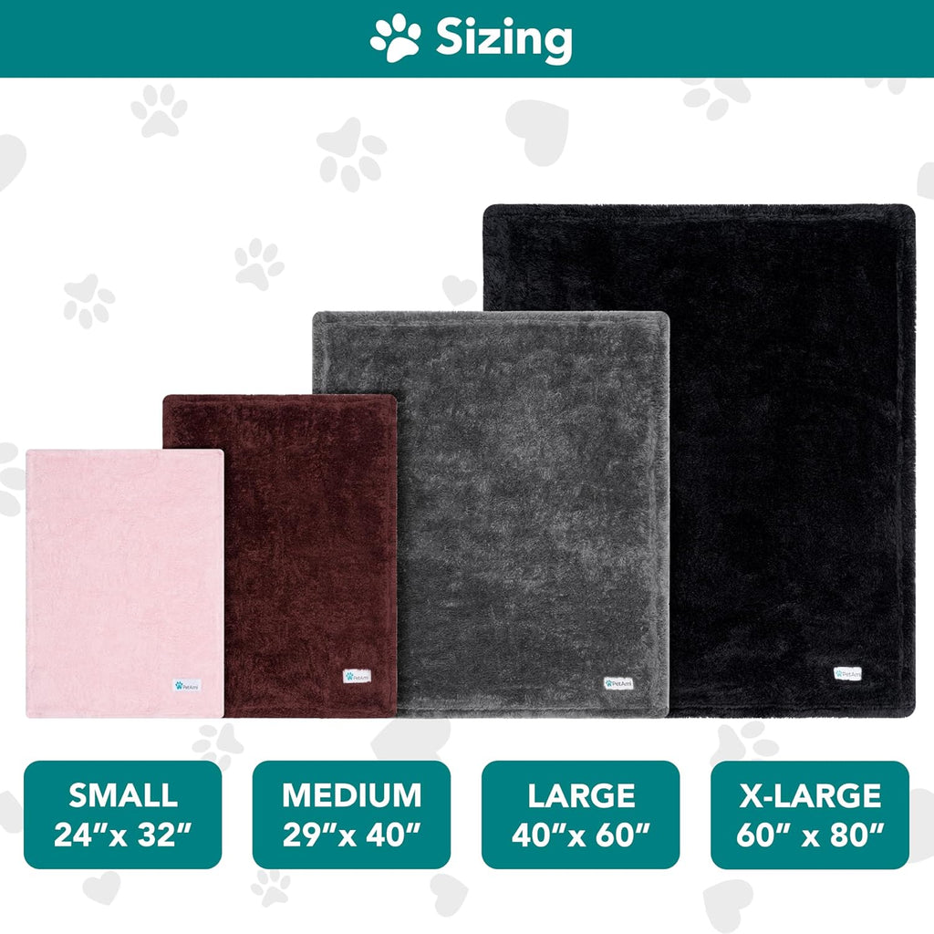 PetAmi Soft Plush Sherpa Dog Blanket for Pet Cat, Large 40x60, Pink