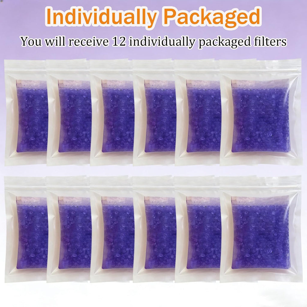 12 Packs Cat Litter Deodorizer Refills Compatible with Whisker OdorTrap Pod