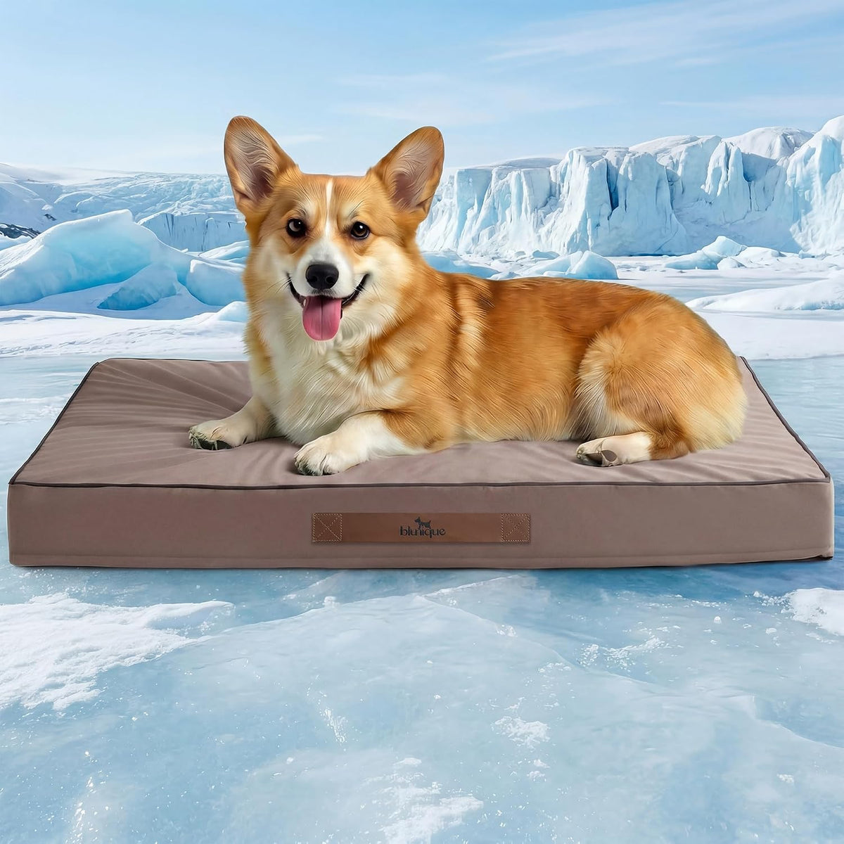 Cooling Dog Bed for Crate, 30 x 20 Inch Orthpedic Cooling Mat for Dogs with Removable Washable Cover, Breathable Egg Crate Foam Anti-Slip Pet Beds, Dusty Rose