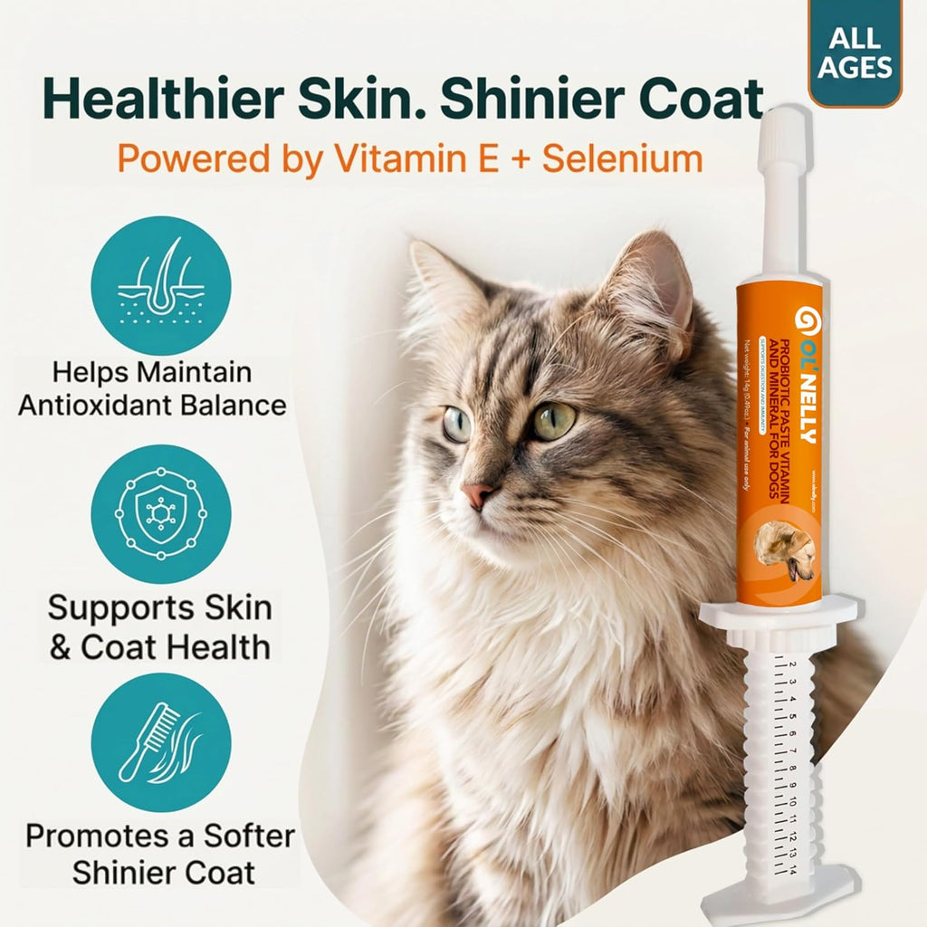 OL’ NELLY Probiotic Paste for Dogs & Cats, 7.2 Billion CFU | 14g