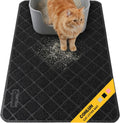 Conlun Cat Litter Mat Litter Trapping Mat, 24" x 17" Premium Durable PVC Grid Mesh with Scatter Control, Non-slip, Less Waste Cat Litter Box Mat, Soft on Kitty’s Paws, Urine Waterproof