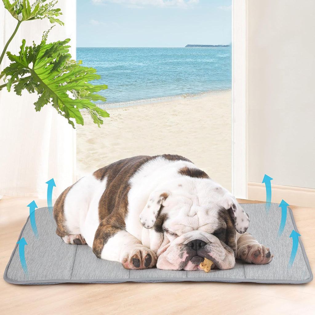 Dog Cooling Mat for Large Dogs, 30"x20" Memory Foam Pet Pad