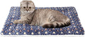 FJWYSANGU Pet Blanket Premium Fluffy Flannel Cushion Soft and Warm Mat for Dogs Cats(Star/Blue,Small)