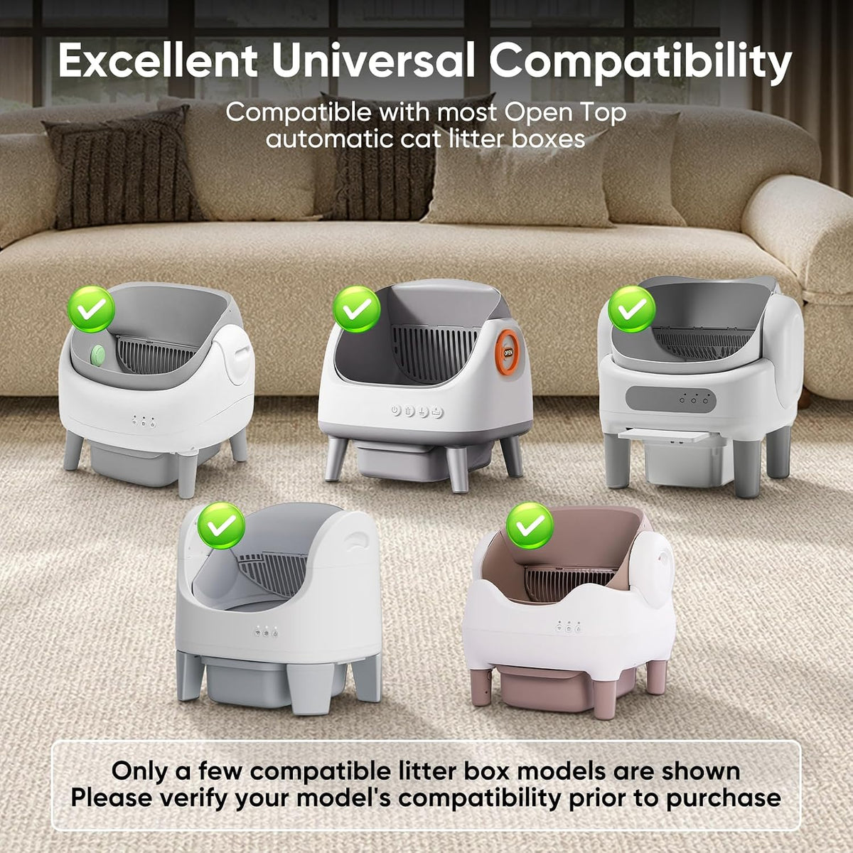 Waterproof Cat Liner Pad for Self-Cleaning Litter Box