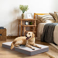 Sunheir Washable Orthopedic Small Dog Bed, Waterproof Puppy Dog Crate Bed