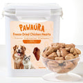 Freeze-Dried Chicken Hearts Treats for Cats & Dogs, 17.63 oz