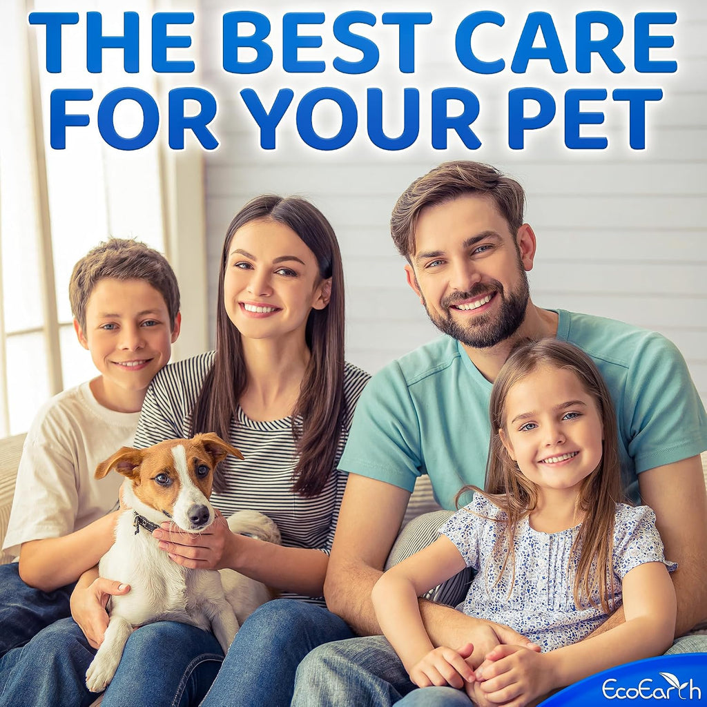 Premium Pet Wipes for Dogs & Cats - 6 Pcs - Disposable Washing Gloves for Bath & Grooming - Clean & Dry Paws, Fur, Face, Ears, Butt & Body - Hypoallergenic, Lick-Safe & Waterless Cleaning Gloves