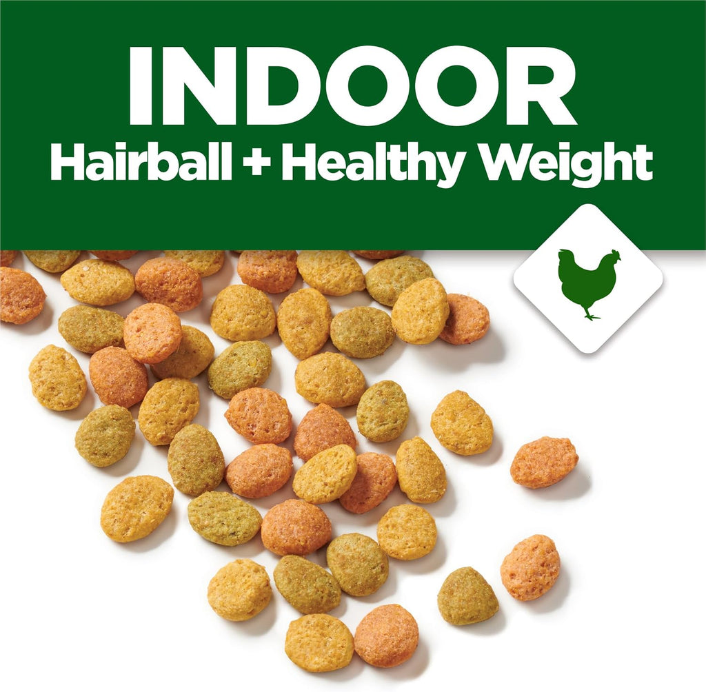 Purina Cat Chow Indoor Hairball + Healthy Weight Dry Cat Food, (4) 3.15 lb