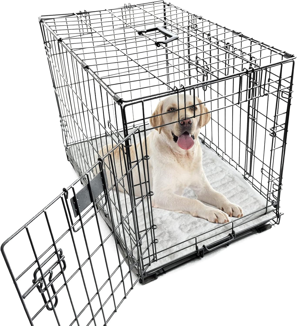 Dog Bed Crate Mat(42" X 28"), Soft Plush Dog Bed Pad