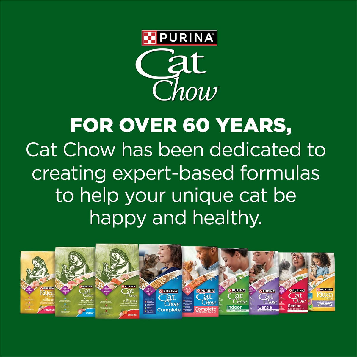 Purina Cat Chow Indoor Hairball + Healthy Weight Dry Cat Food, (4) 3.15 lb