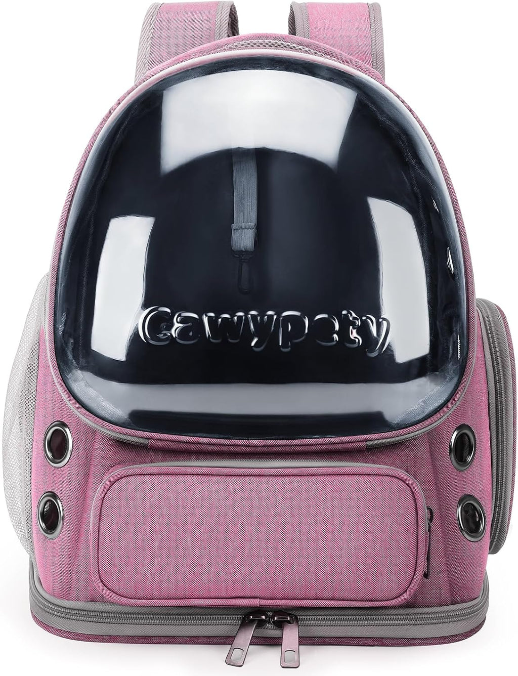 Cawypety Cat Backpack Carrier Large Space Bubble Backpack up to 12lbs Pink