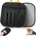 Pet Hair Removal Glove for Dogs & Cats, Upgraded Five-Finger Electrostatic Design, Reusable & Washable Fur Remover for Clothing, Couch, Carpet & Car Seats, Grooming Tool for Dogs & Cats (2 Pack)