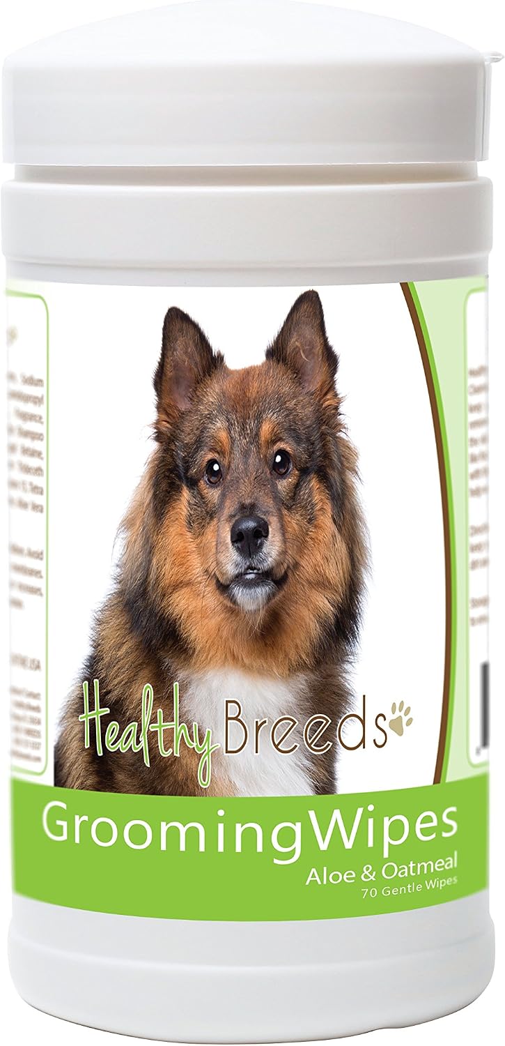 Healthy Breeds Eurasier Grooming Wipes 70 Count