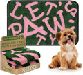 Qeils Reusable Puppy Pads , Washable Pee Pads for Dogs 23" x 36" 2 Pack | Super Absorbent & Leakproof Potty Training Pads, Plush Grass-Look With Non-Slip Backing For Crates, Playpens & Small Pets