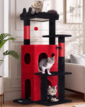 Globlazer Gothic Cat Tree Tower for Indoor Cats Large Adult, FC50, Goth