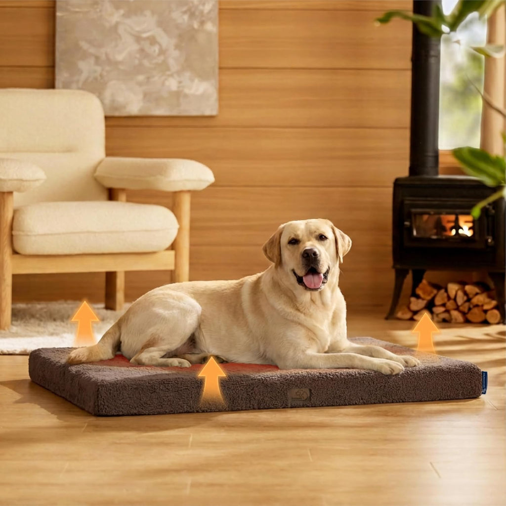 Bedsure XL Self Warming Dog Bed, Extra Large with Washable Cover, 44 Inch