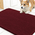 OLANLY Dog Door Mat for Muddy Paws 24x16, Super Absorbent Chenille Mud Mat