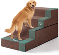 Dog Steps for Large Dogs 24" H, 4-Step 20" Wide Pet Stairs for High Beds