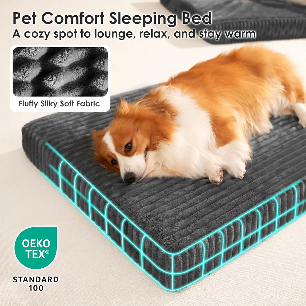 EHEYCIGA Orthopedic XL Dog Beds Large Sized Dog, 44"x32" Washable Pet Bed