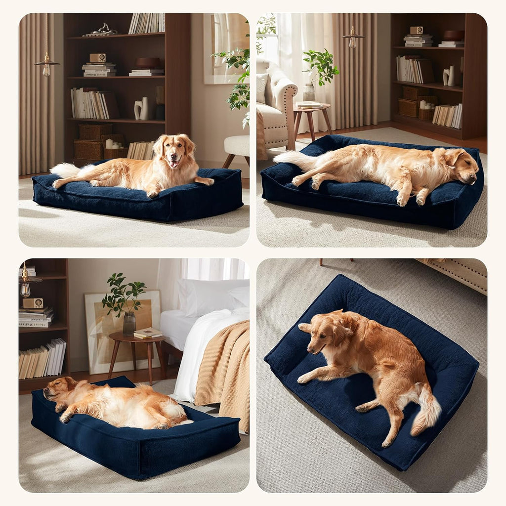 FURTIME Orthopedic Dog Bed Large Sized Dog, Extra Washable Dog Couch 38"