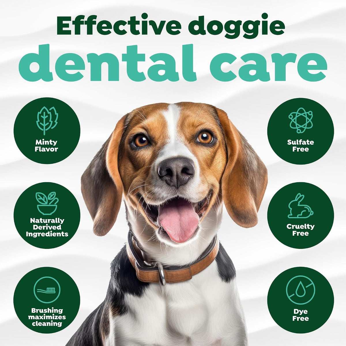 TropiClean Fresh Breath Dog Tooth Brushing Kit for Small/Medium Dogs 
