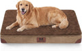 H.VERSAILTEX Waterproof Orthopedic XL Dog Bed for Crate, Cafe, 41"x28"x4"
