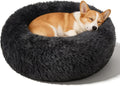 Dog Calming Beds for Medium Large Dogs Round Donut Washable Anxiety Dog Bed
