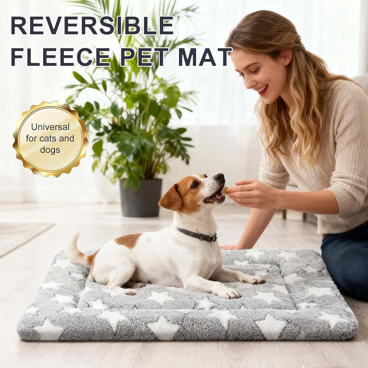pobopobo Dog Bed Mat - Soft & Comfortable Dog Kennel Pad for Crate