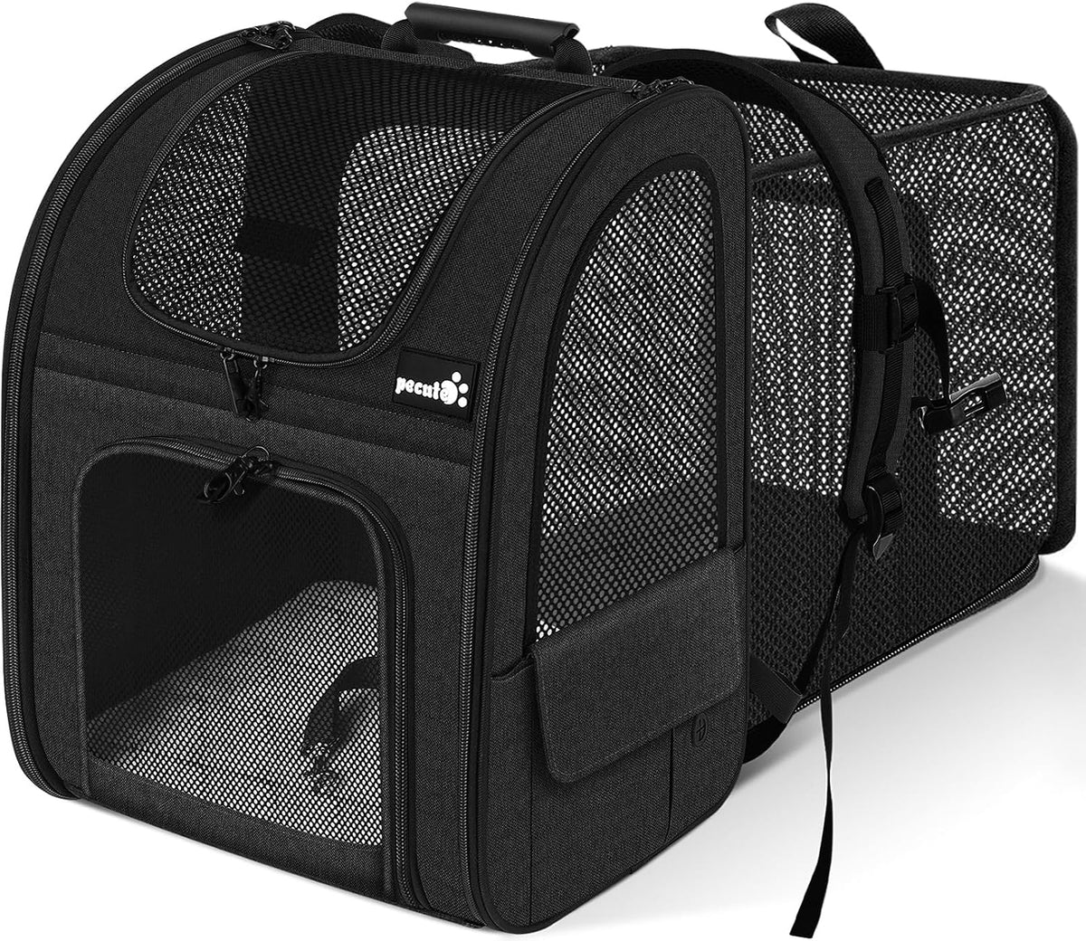 pecute Cat Backpack Breathable, Cat Carrier Backpack Expandable