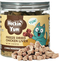Freeze Dried Chicken Liver Cat Dog Treats 2oz