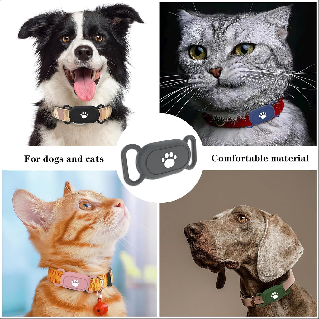 2 Pack Waterproof Dog Collar Compatible with Samsung Galaxy SmartTag2