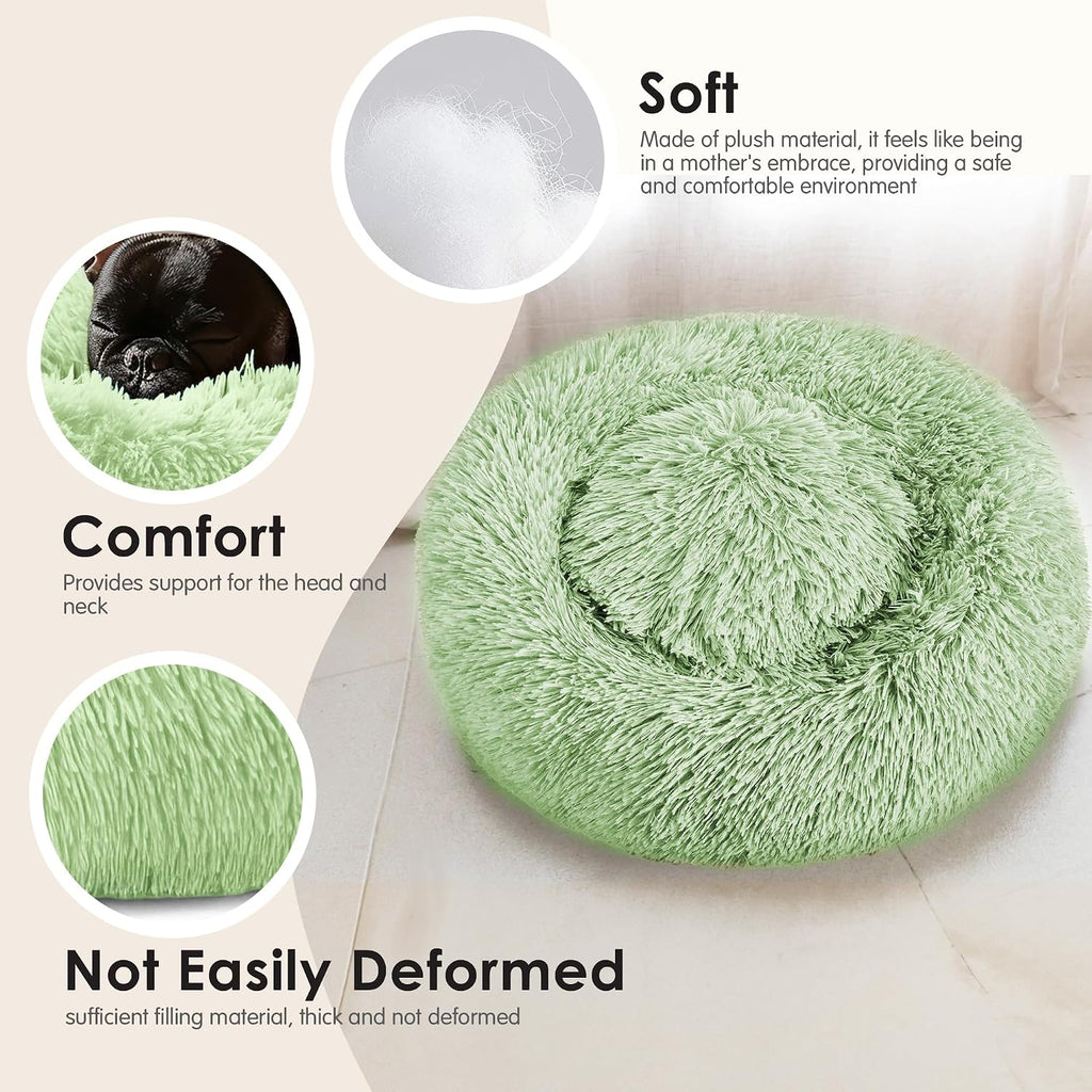 Dog Beds Large Sized Dog and Cats, 32in Pet Beds for Large Pet (Green)