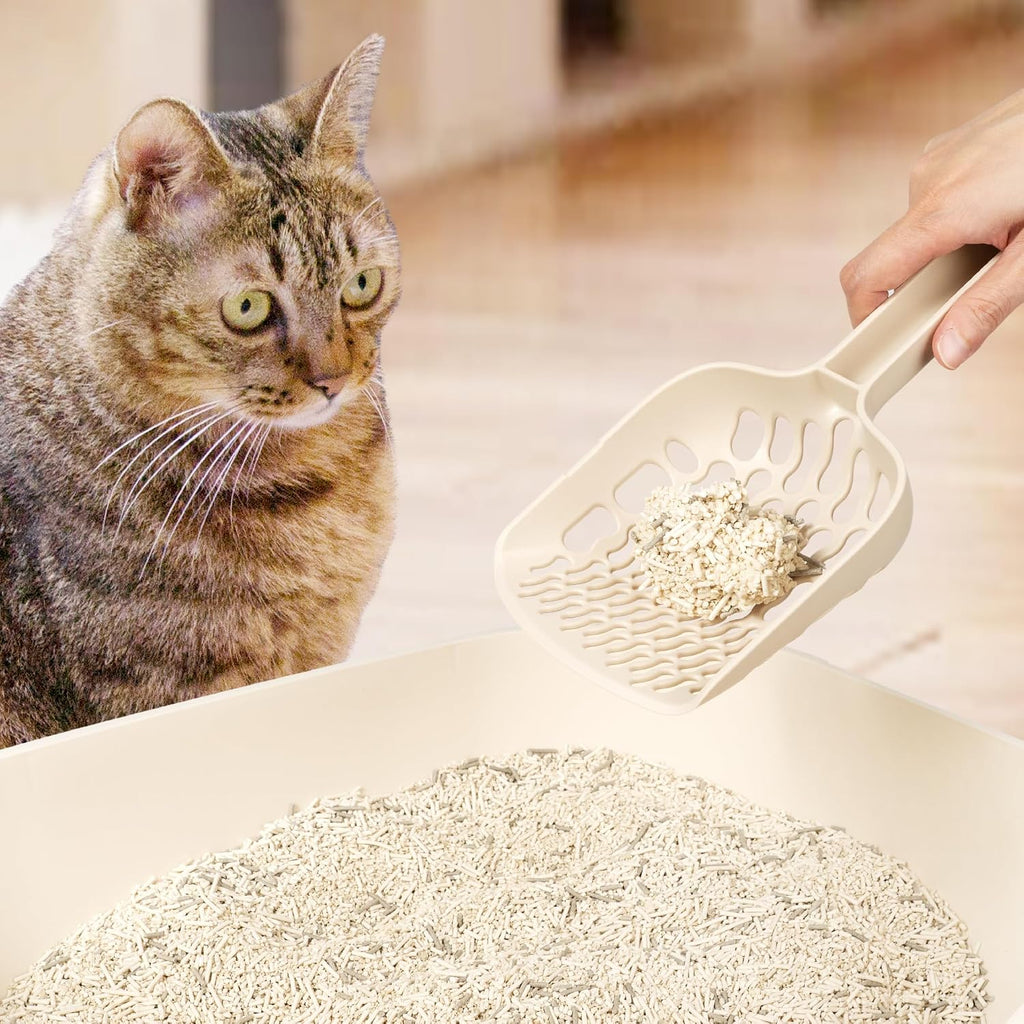 Lady N Cat Litter Scoop for tofu and Clay Litter, Durable Easy-to-Clean ABS