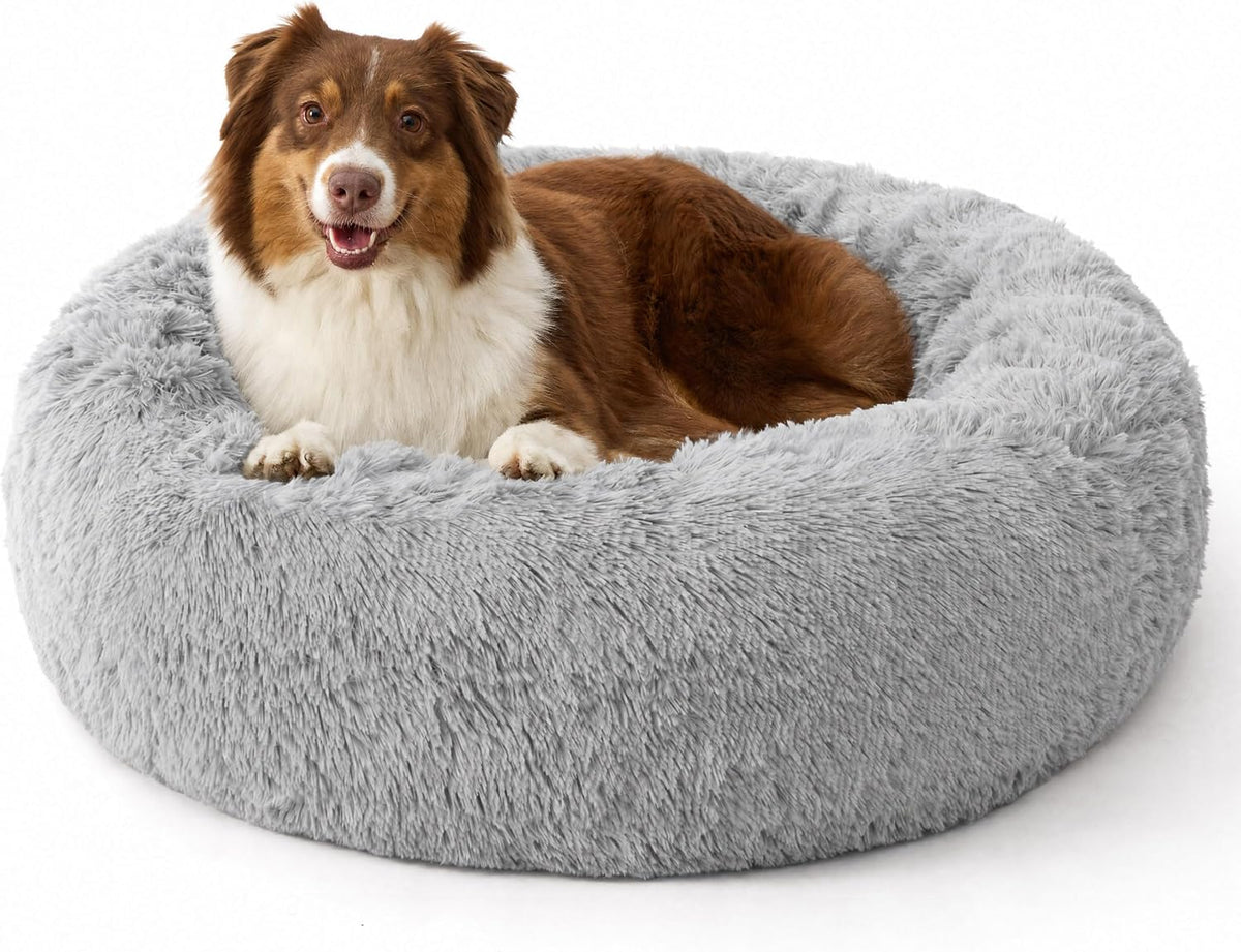 Bedsure SupportMax® Calming XL Dog Bed Extra Large Washable Pet Bed,42in