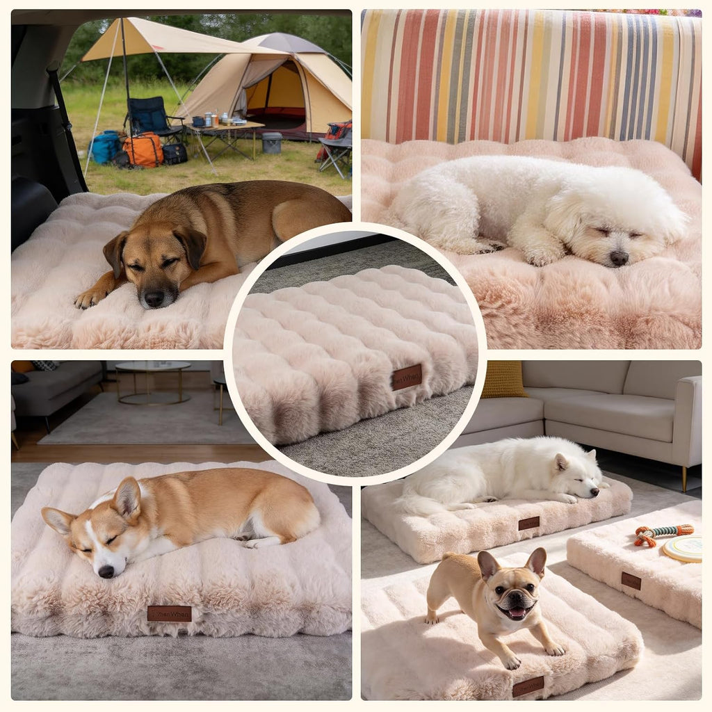 XXL Dog Bed 52x36, Washable Orthopedic Crate Pad Mat