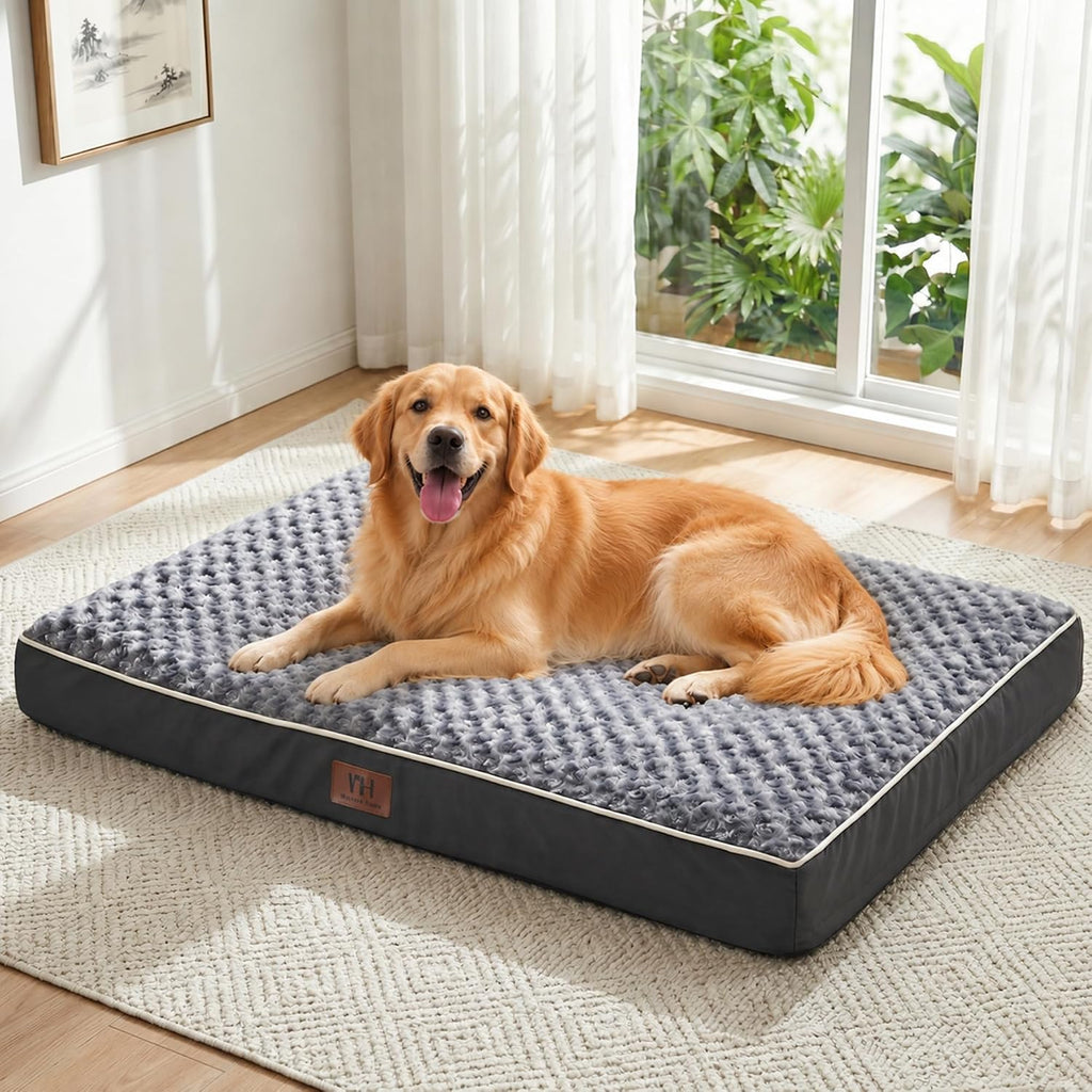 WESTERN HOME WH Orthopedic Dog Bed for Jumbo Dog Washable Pet Bed, 54in
