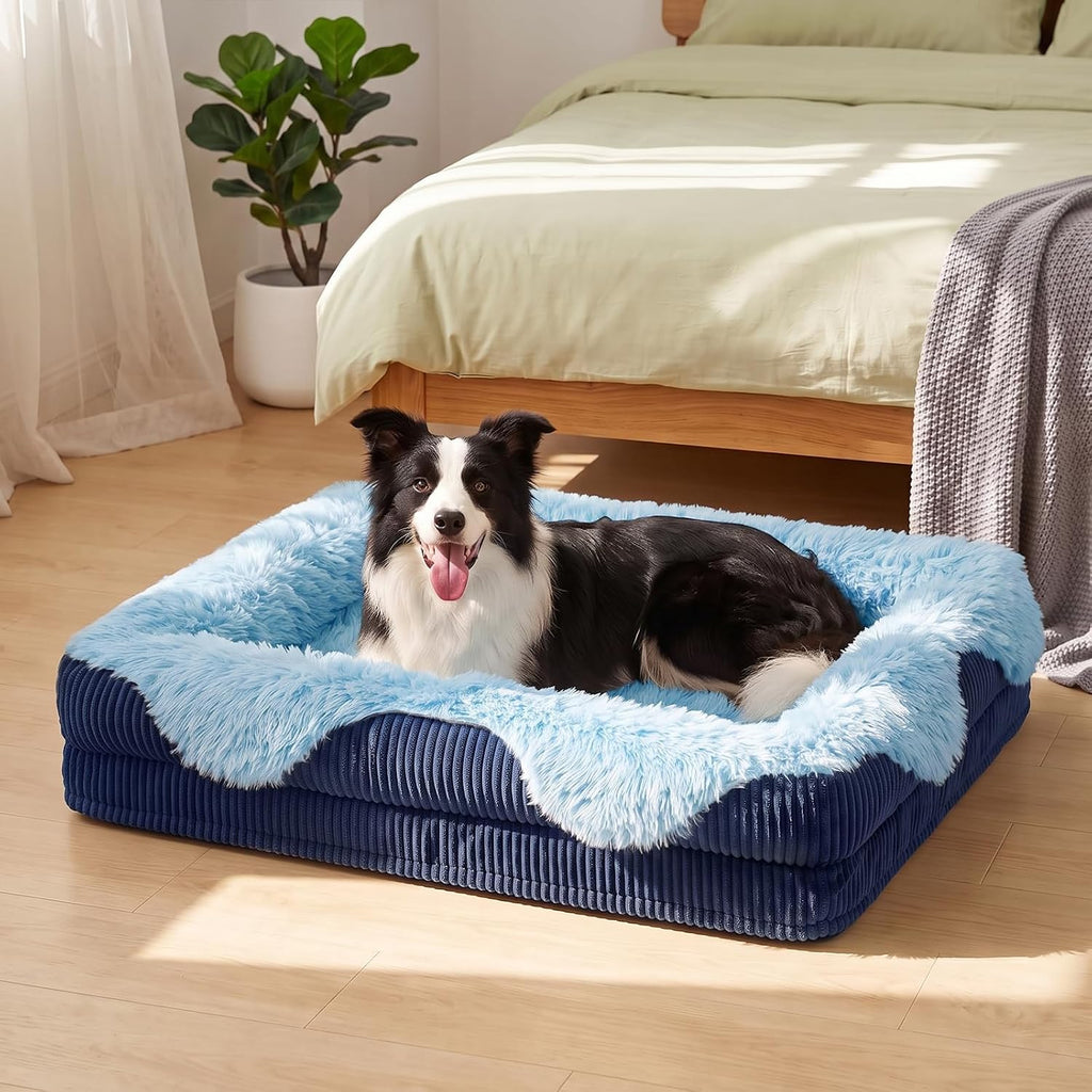 GASUR Orthopedic Dog Bed Extra Large Sized Dog, Washable XL Dog Couch Beds