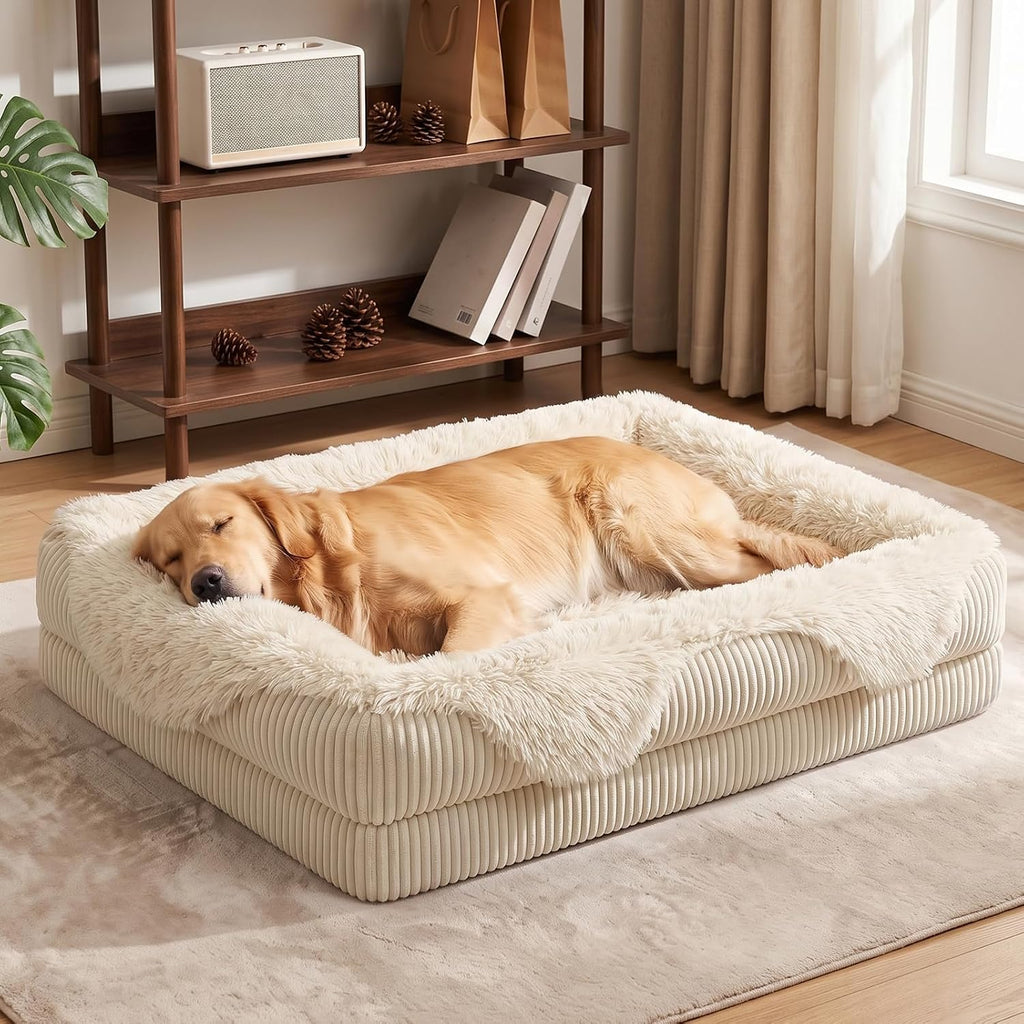 GASUR Orthopedic Dog Bed for Large Sized Dog, Washable XL Dog Couch Beds