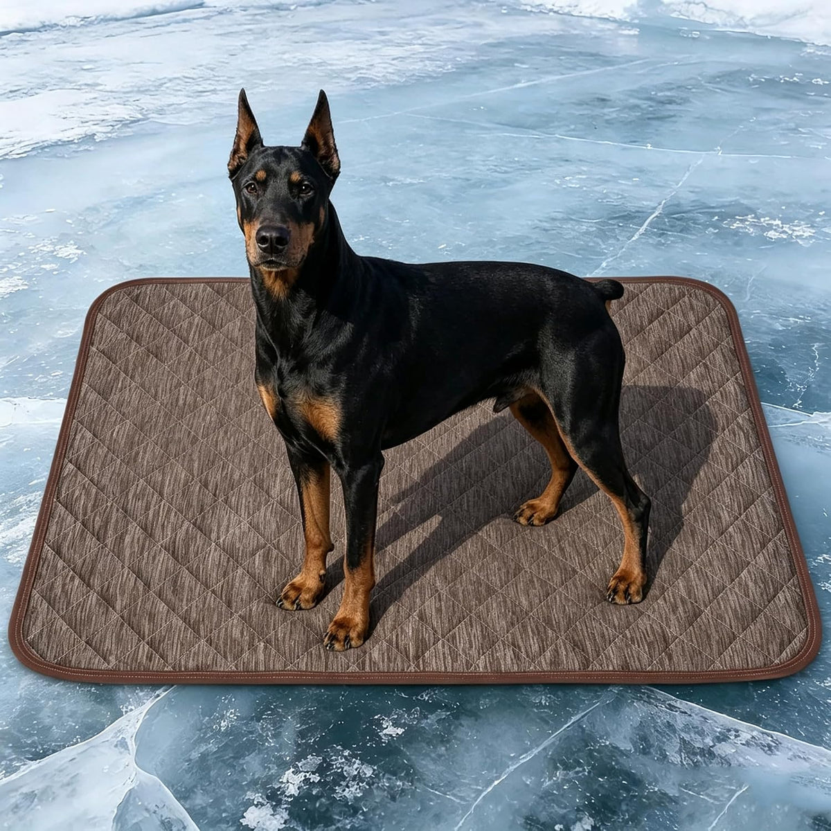 Cooling Mat for Dogs, 60''x40'' One-Way Dog Cooling Mat