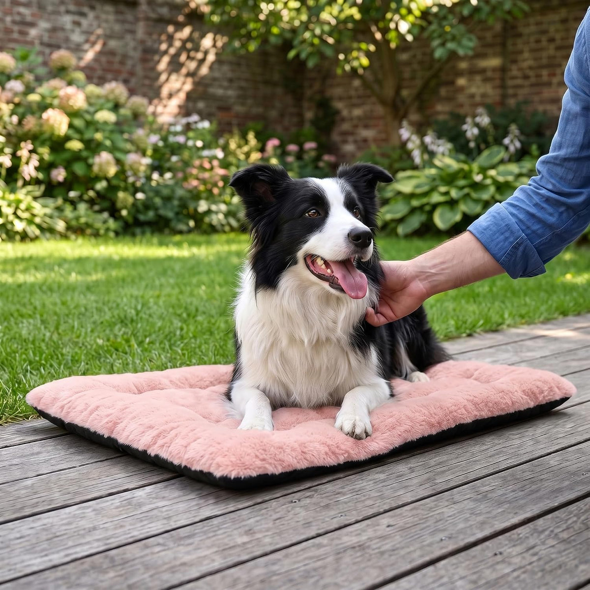 Dog Bed 36" for Metal Crate Pad,Washable Sleeping Mat for Medium/Large Pets