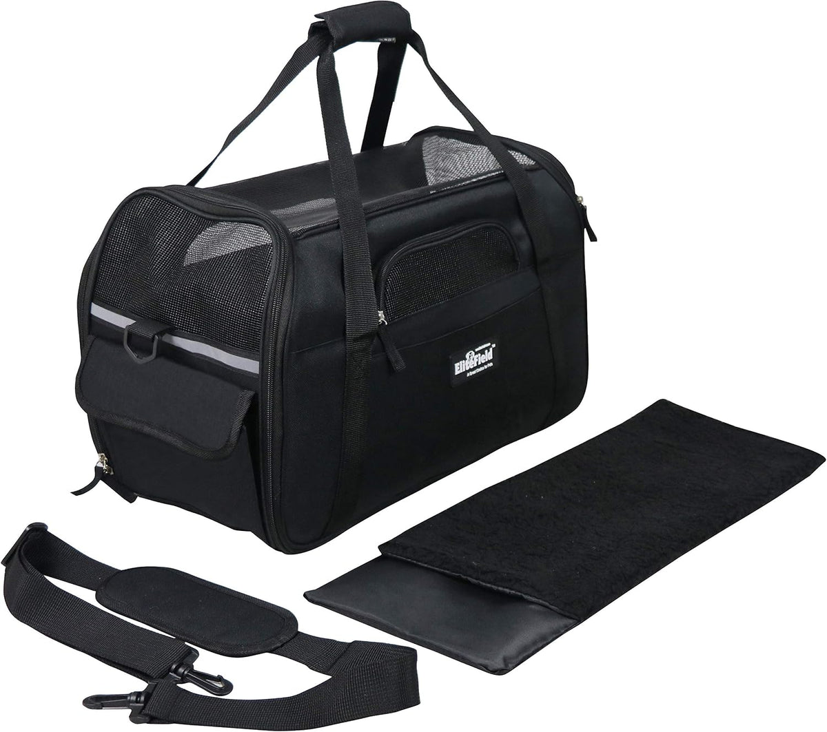 EliteField Soft-Sided Pet Carrier for Cats & Small Dogs (3-Year Warranty)