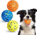Kimee Dog Balls Tennis Balls Dog Chew Toys for Aggressive Chewers 3.15'' | 3Pcs Indestructible Dog Teething Chew Toys Floating Water Toy Fetch Ball for Large Medium Small Puppies, Indoor or Outdoor