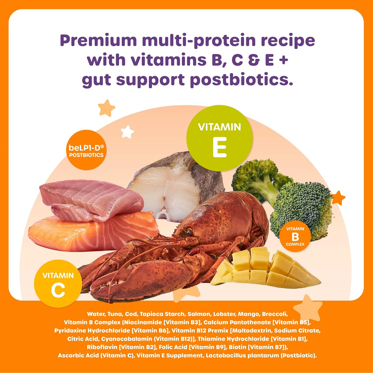 Choolip Squeeze Vita Stick Total Balance for Dogs & Cats, Daily Wellness Puree Treats with Korean Kimchi-Derived Postbiotics, Vitamins B, C & E, Grain Free, 15g x 4 Sticks