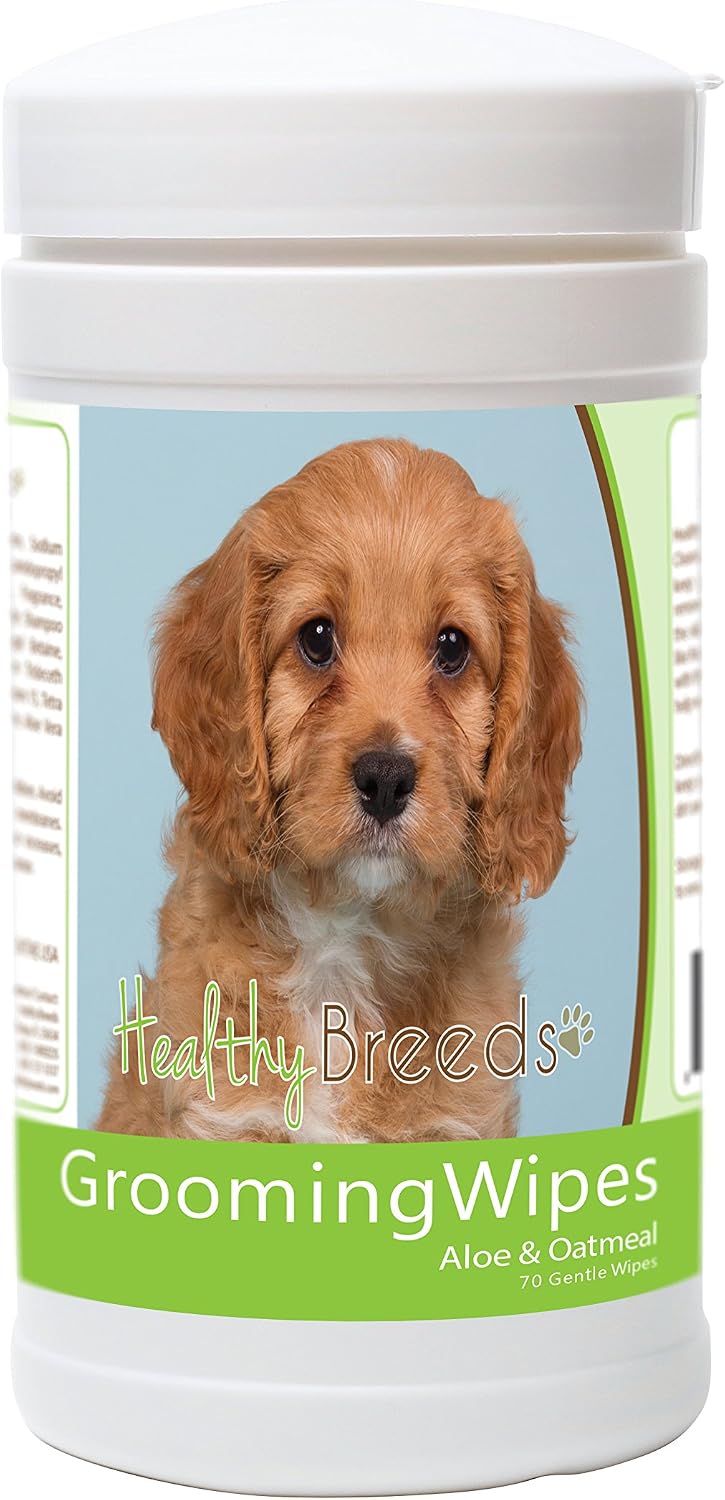 Healthy Breeds Cavapoo Grooming Wipes 70 Count