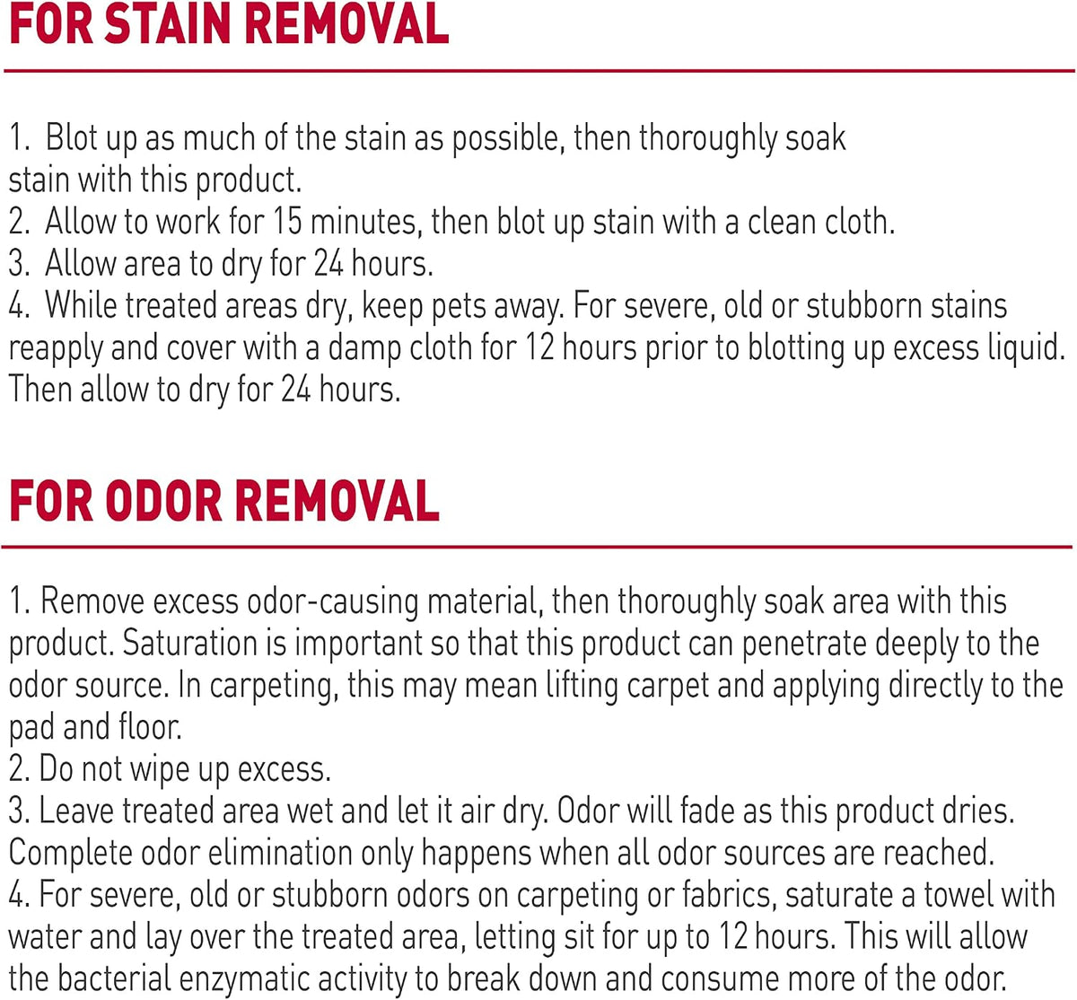 Nature’s Miracle Dog Stain & Odor Remover, Enzymatic Cleaner, 24 oz