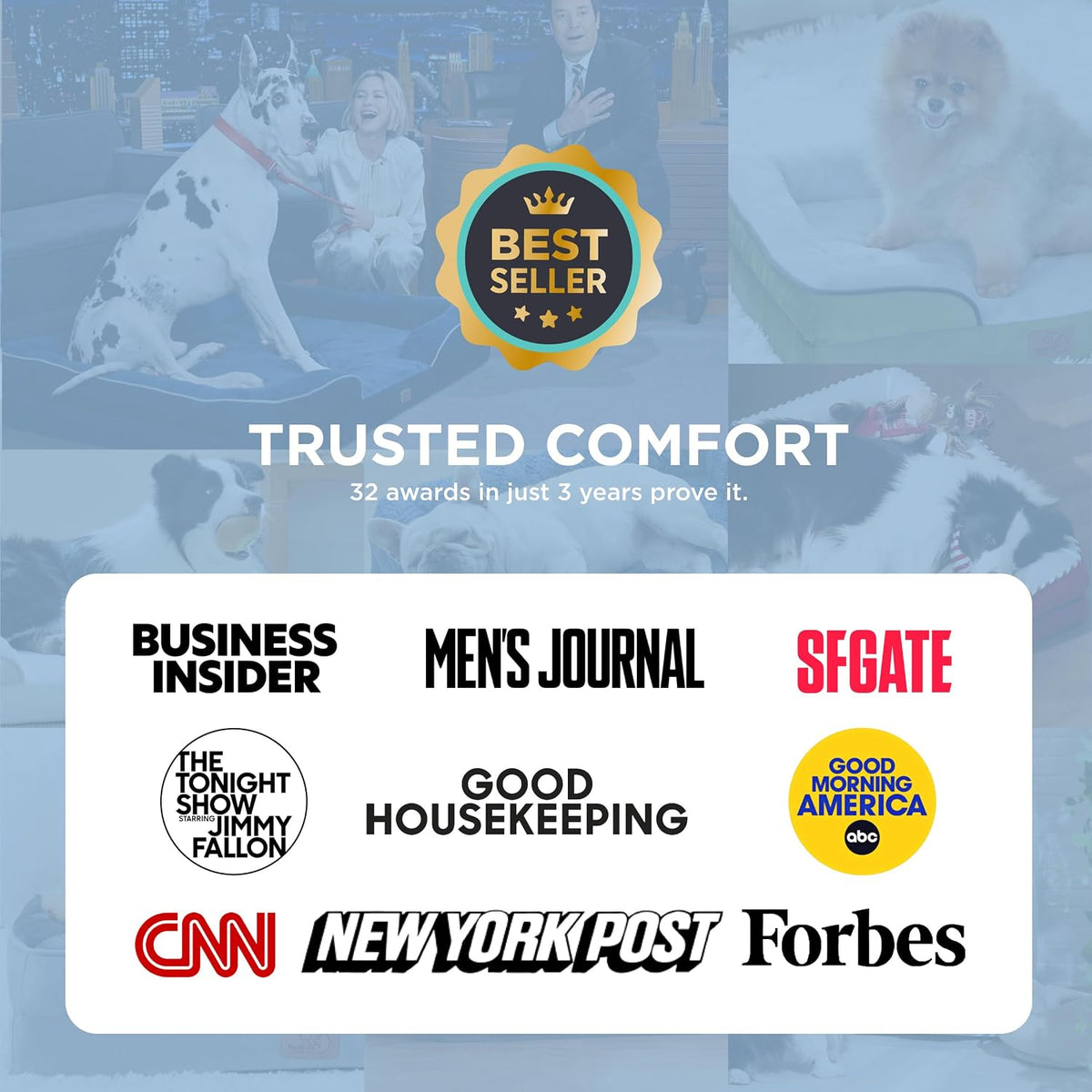Bedsure Cooling Dog Bed Medium Size Dog Washable Original Design