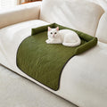 Cooling Dog Bed Mats with Neck & Head Support, 31.5 x 23.62 inch Army Green