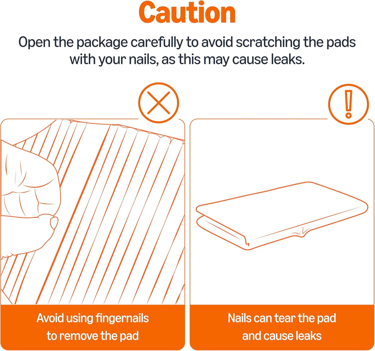 Amazon Basics Cat Pee Pads, Odor Control, Super Absorbent, Disposable, Universal Fit for Litter Box, Unscented, Multi Cat, White/Purple, 60 Count