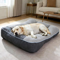 Orthopedic Large Dog Bed,Removable Washable Cover 39"x30"x8" 90lbs Grey